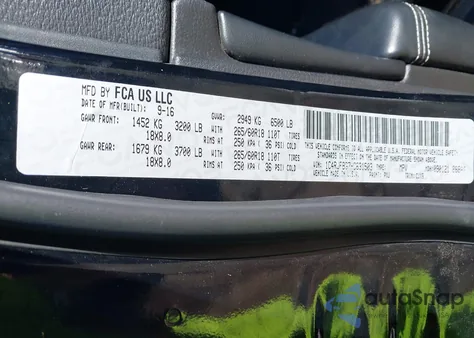 2017 Jeep Grand Cherokee Limited 4X4 z USA, uszkodzony, nr VIN 1C4RJFBG7HC631503